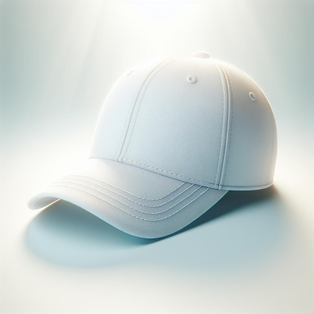 A stylish, pristine baseball cap looking brand new, with a subtle aura of freshness or clean scent emanating from it. Soft, clean light illuminates the cap, which rests on a simple, bright background, conveying a sense of renewed cleanliness and comfort. Photorealistic, high detail.